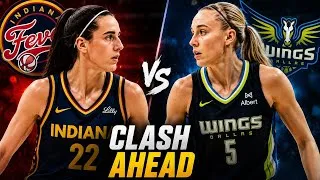 Thumbnail: Caitlin Clark vs Paige Bueckers 🔥 Fever vs Wings Full Prediction!