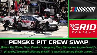 Thumbnail: Blaney, Cindric SWAP Pit Crews: 'You're Not Gonna Win The Championship From 15th!' | GRID Tonight