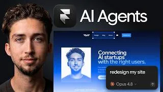 Thumbnail: Framer AI Agents Are Here (Full Redesign Walkthrough)
