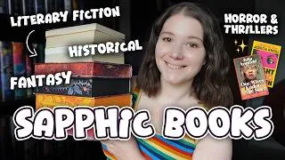 Thumbnail: Sapphic book recommendations in (almost) every genre ✨ literary fiction, horror, fantasy & more!