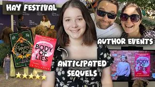 Thumbnail: Hay Festival, author events & reading anticipated sequels 📚 VLOG