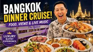 Thumbnail: Bangkok's BEST Dinner Cruise on the Chao Praya River 🇹🇭 Opulence Luxury Dinner Cruise