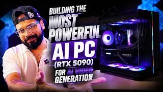 Thumbnail: The ULTIMATE RTX 5090 AI PC Build! 🤯 | Ryzen 9 9950X | Best Workstation in Kerala!