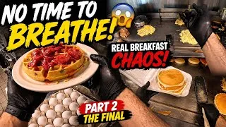 Thumbnail: 🔥 NO TIME TO BREATHE! 😱 The Craziest Breakfast Rush Yet | REAL KITCHEN CHAOS! (Part 2 Final)