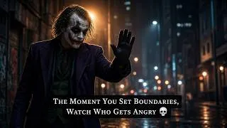 Thumbnail: The Moment You Set Boundaries, Watch Who Gets Angry