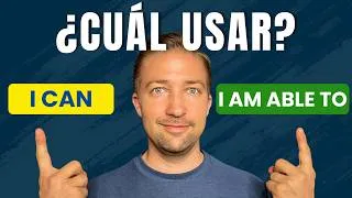 Thumbnail: ¿Cuál debes usar en inglés? "I can" o "I am able to"