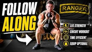 Thumbnail: BRUTAL Quad Burner Leg Workout (Follow Along) | 5 Rounds NO REST