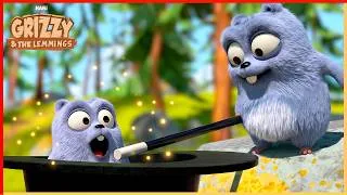 Thumbnail: Hat Tricks | Grizzy & the Lemmings | 35' Compilation | 🐻🐹 Nostalgic Cartoon