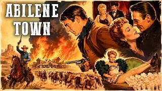 Thumbnail: Abilene Town | Randolph Scott | Original | Romance | Action | Black & White | Western