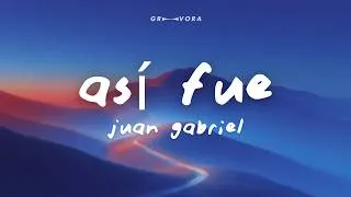 Thumbnail: Juan Gabriel - Así Fue (En vivo) (Letra/Lyrics)