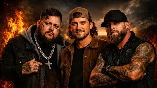 Thumbnail: Morgan Wallen ft Jelly Roll & Brantley Gilbert — Whiskey And War Stories (2026 Music Video)