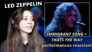 Thumbnail: Led Zeppelin - Immigrant Song & Thats The Way Performances Reaction!