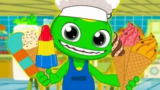 Thumbnail: Make Your Own Ice Cream | Fun Ice Cream Song | Groovy The Martian