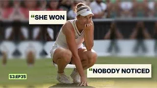 Thumbnail: Linda Noskova Won Wimbledon. So Why Was Everyone Talking About the Losers? | Ground Pass Podcast
