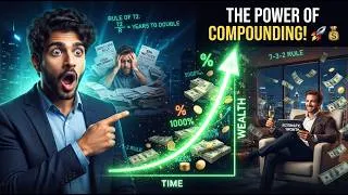 Thumbnail: The Power of Compounding Explained: Rule of 72, 7-3-2 Rule & Financial Freedom #powerofcompounding