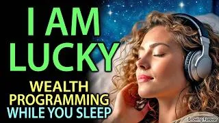 Thumbnail: ✨ Powerful Luck Affirmations 🍀 Wealth Energy Activation 💰 I Am Rich