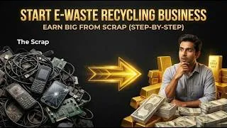 Thumbnail: कचरे से करोड़पति? E-Waste Recycling Business: Full Step-by-Step Guide