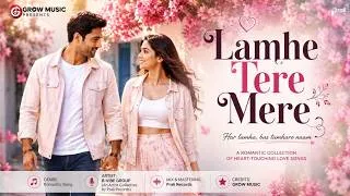 Thumbnail: Lamhe Tere Mere – New Song 2026 | Trending Romantic Song | Latest Hindi Love Song | Grow Music