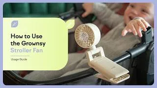 Thumbnail: How to Set Up and Use the Grownsy Portable Baby Stroller Fan | Step-by-Step Tutorial