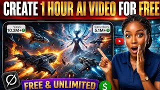 Thumbnail: Generate 1-2 Hours AI Videos Using Completely Free AI Tools 