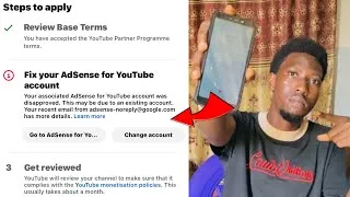 Thumbnail: How I FIXED Your associated AdSense account was disapproved. This may be due to an existing account
