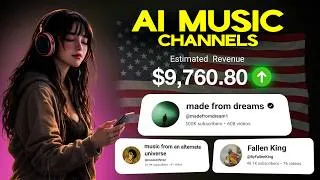 Thumbnail: Generate Free AI Music & 📈 Grow your YouTube Channel Fast!