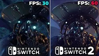 Thumbnail: Warframe — Switch vs. Switch 2 — Docked Graphics, Framerate & Loading Tests