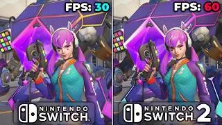 Thumbnail: Overwatch — Switch vs. Switch 2 — Docked Graphics, Framerate & Loading Tests