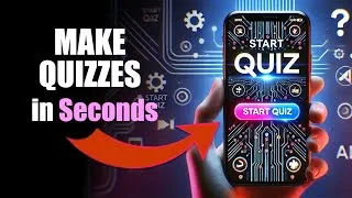 Thumbnail: Generate quizzes in seconds with this No-Code app template