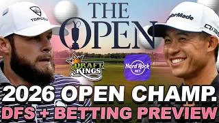 Thumbnail: 2026 Open Championship DFS + Betting Preview : Course Modeling, Core, Value Plays + Outright Bets