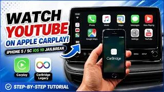 Thumbnail: How to Watch YouTube on Apple CarPlay: iPhone 5 / 5C (iOS 10 Jailbreak & CarBridge)