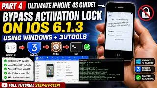 Thumbnail: iPhone 4s Guide 4 | How to Bypass iCloud Activation iOS 6.1.3 (OpenSSH & 3uTools)