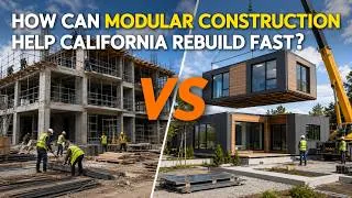 Thumbnail: Can Modular Construction Rebuild California Faster? | Factory-Built vs Traditional Construction
