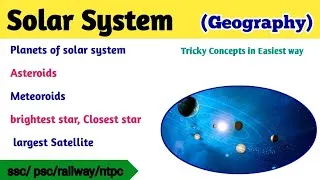 Thumbnail: Solar System | Geography GS | SSC PSC Railway state exams