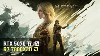Thumbnail: Mistfall Hunter – RTX 5070 Ti | FPS Test & Performance | Ray Tracing | 1440p | 4K