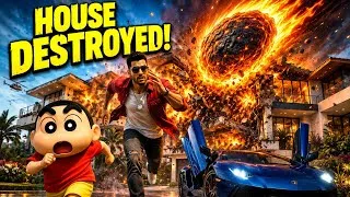 Thumbnail: A METEOR STRIKE DESTROYED MY HOUSE IN GTA 5! ☄️ #gta5 