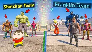 Thumbnail: SHINCHAN TEAM VS FRANKLIN TEAM | GTA 5 Best Moments #107 (Funny Fails & Memes Before GTA 6)