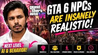 Thumbnail: GTA 6 NPCs Are INSANELY Realistic! 🤯#Rockstar #GTA6Update #GTA6Gameplay #NPC #Gaming #OpenWorld