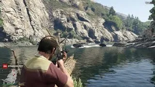 Thumbnail: GTA 5 – Derailed Mission (Trevor Blows Up Train & Boat Chase with Michael)