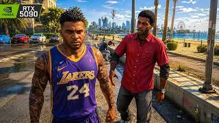 Thumbnail: GTA V: 'Franklin & Lamar' Mission – 8K RTX 5090 Cinematic Remastered Graphics MOD Maxed-Out