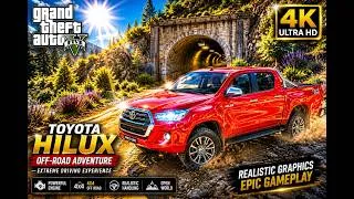 Thumbnail: GTA 5 Toyota Hilux Off-Road Adventure | 4K Ultra Realistic Graphics Gameplay #GTA5 #Gaming