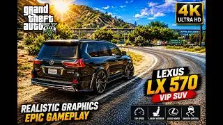 Thumbnail: GTA 5 Lexus LX570 VIP SUV Drive | Ultra Realistic 4K Graphics Gameplay 🚙 #GTA5 #Gaming