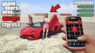 Thumbnail: GTA 5 - All New Secret Phone Cheats! (Money Cheat, Girlfriend Cheat & more)