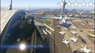 Thumbnail: GTA 5 - Trevor's F-16 Attack on Fort Zancudo 🔥 INSANE 5 Star Military Escape 🚨
