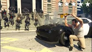 Thumbnail: GTA 5 - Michael KIDNAPPED by FIB 🔥 Can He Survive the Morgue Facility? 5 Star Escape 🚔