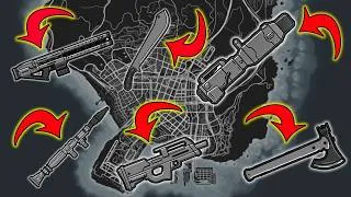 Thumbnail: GTA 5 - All Secret Rare Weapon Locations (Rail Gun, Sniper Rifle & more)