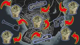 Thumbnail: GTA 5 - All New Secret  Weapon & Money Locations!