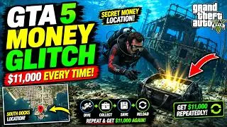 Thumbnail: GTA 5 Money Glitch - Hidden $11,000 Money Location (Unlimited Repeat Method)