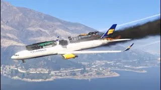 Thumbnail: Carrying Bus on the top Emergency Plane CRASH LANDING on a Airport !! | GTA 5 #gta5 #gtav