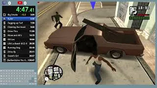 Thumbnail: Gta san andreas NMG Los santos speedrun (1:21:17)